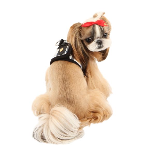 Ekskluzywne czarne szelki Junior