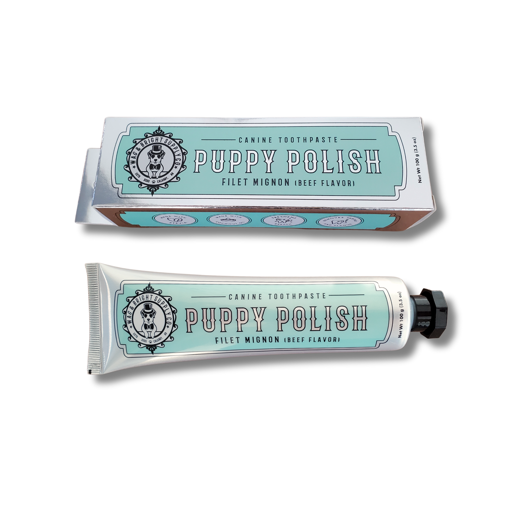 Pasta do zębów Puppy Polish | filet mignon (wołowina) 100g