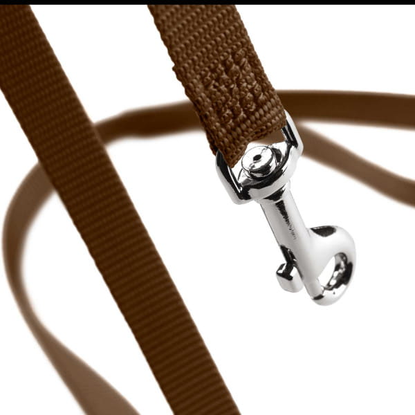 London dog leash, brown