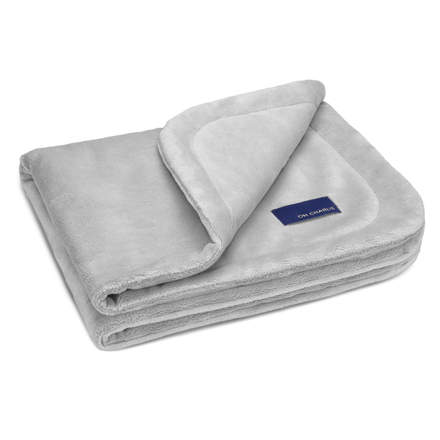 Soft dog blanket, Magic gray