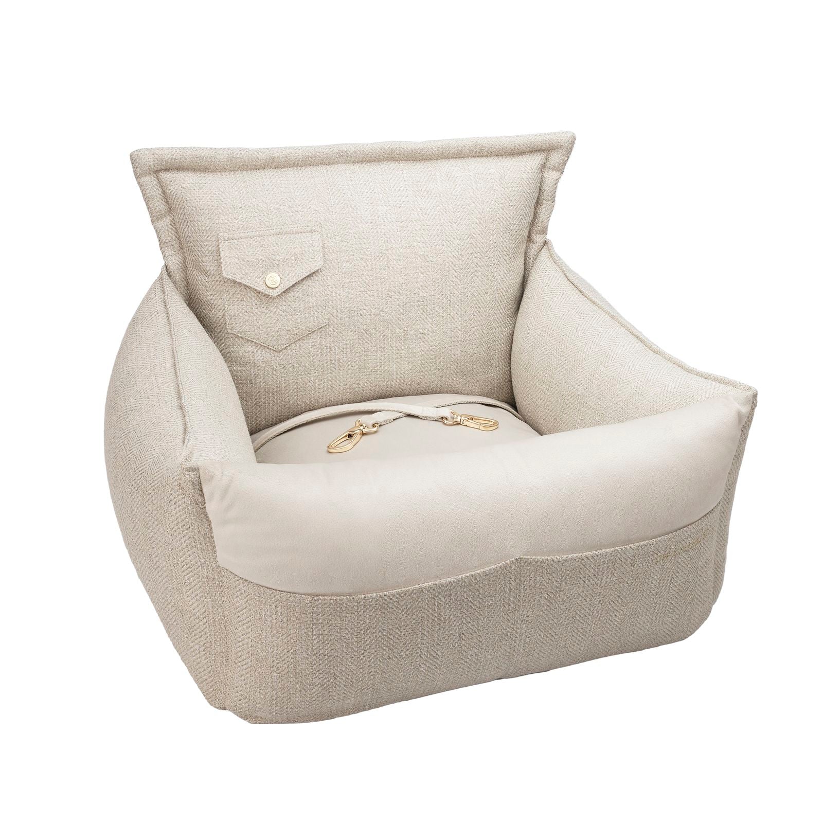 Winston Dog Car Seat, Light Beige