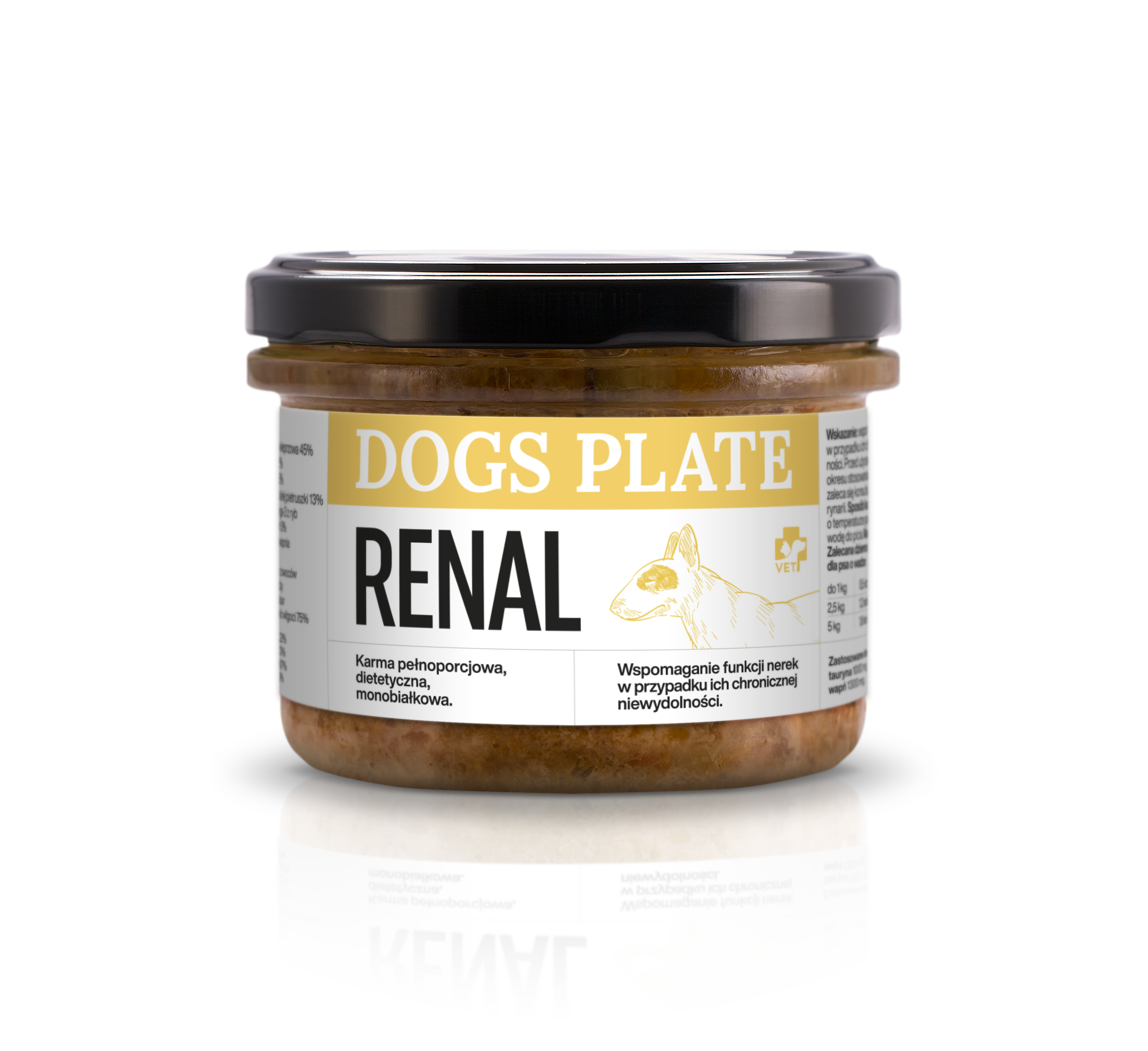 Karma dla psa Vet Renal z wieprzowiną 180g