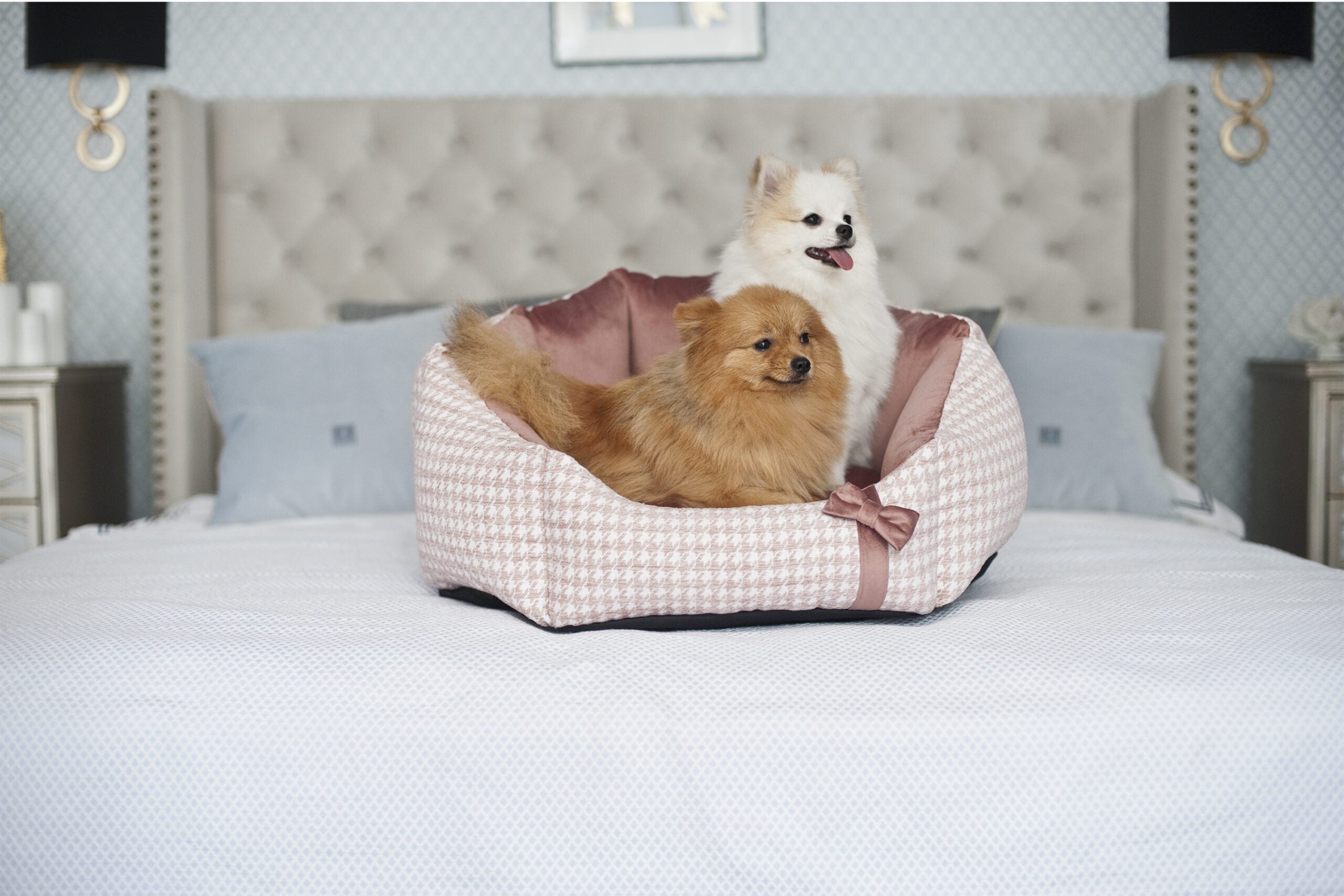 Glamour Luxury Dog Bed, Pink