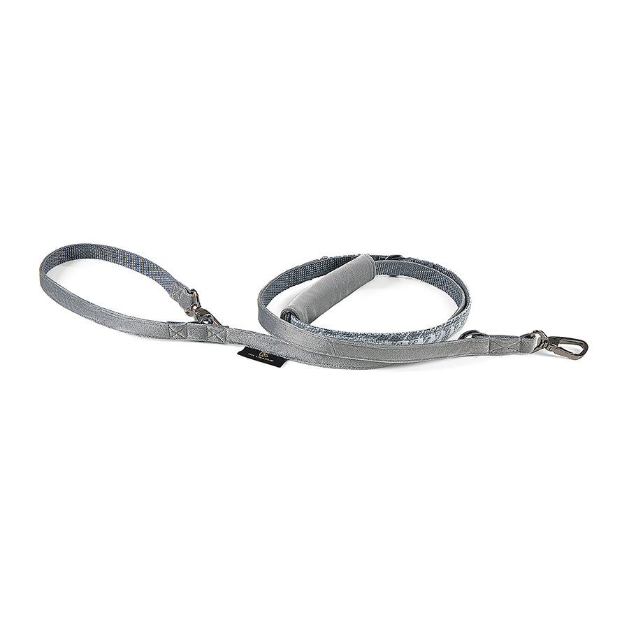 Glamour dog leash, gray