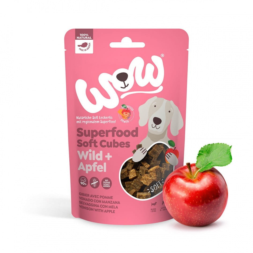 Venison with Apple Soft Dog Treats 150g