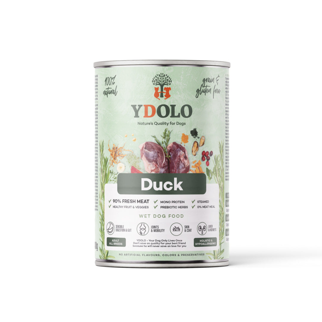 Duck – Mokra karma dla dorosłych psów z kaczką 400g