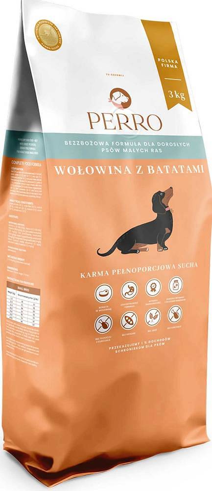 Dry Dog Food Beef with Sweet Potatoes 3kg
