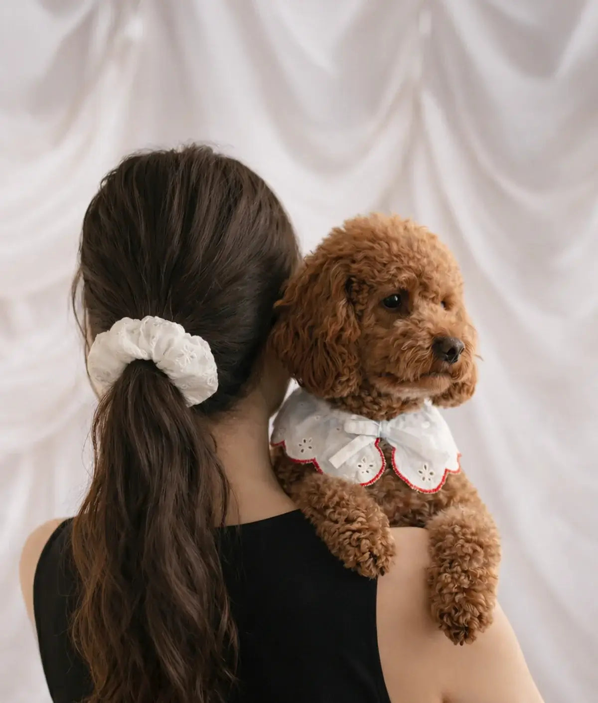 Lola Cream & Cherry Collar