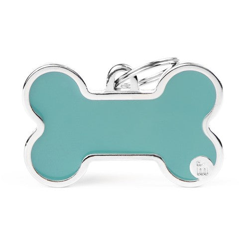 Adresówka personalizowana - srebrna kość Tiffany & Dog