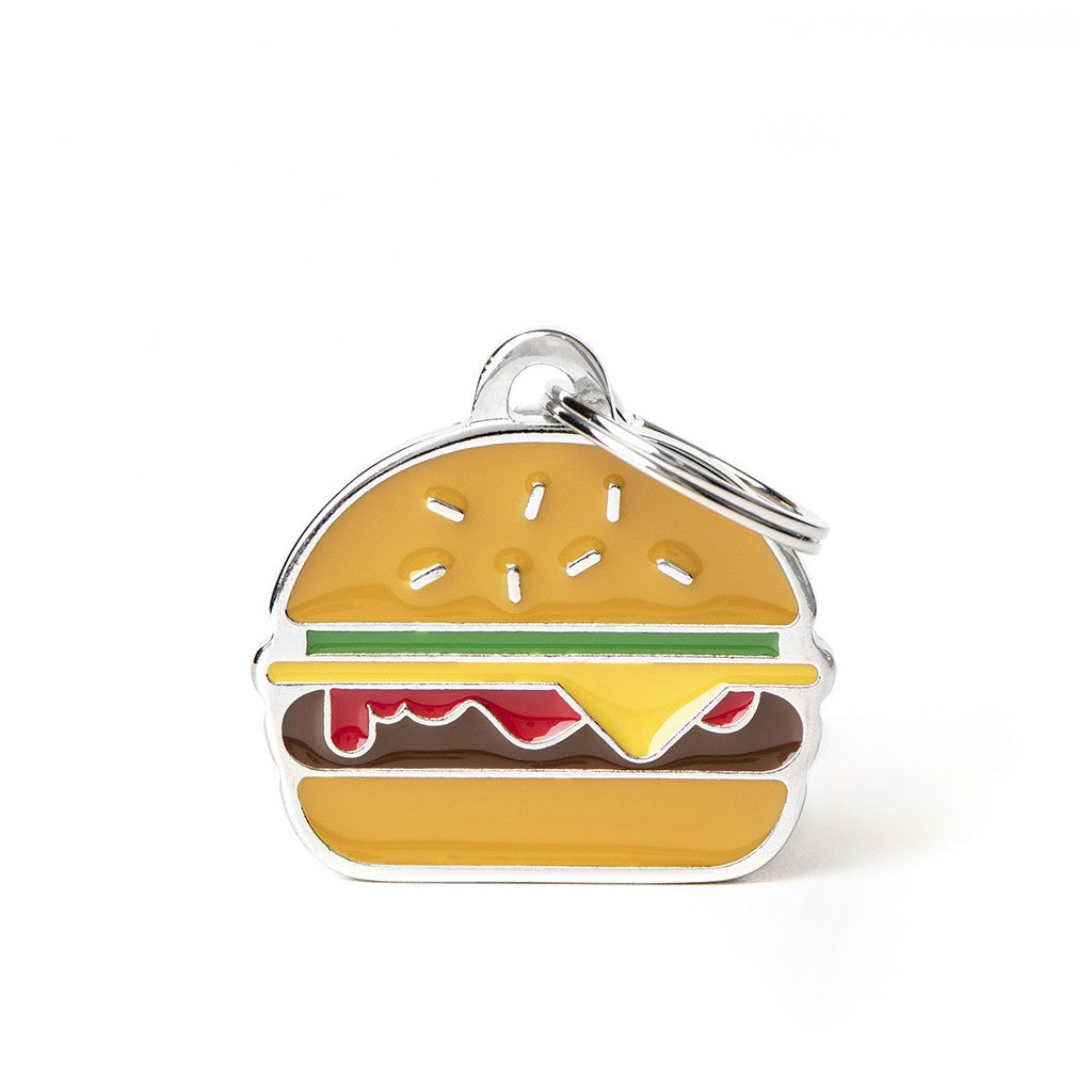 Personalized address tag - Burger