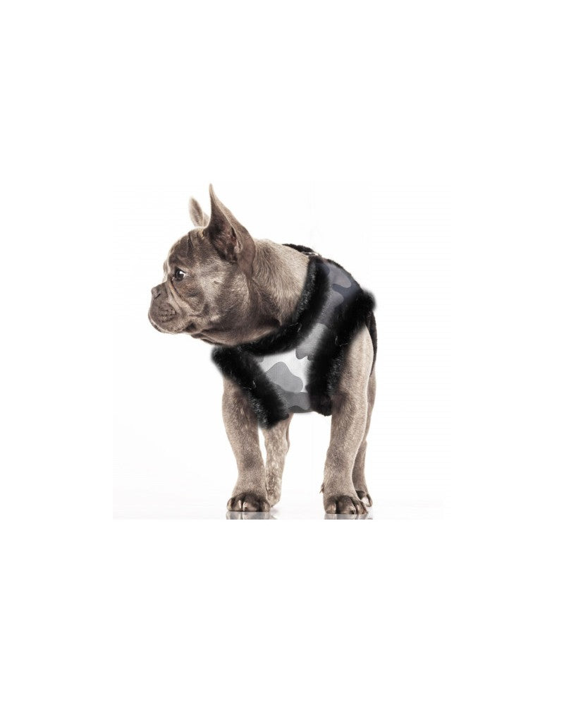 Luksusowe ocieplane szelki dla psa Ollie Camouflage