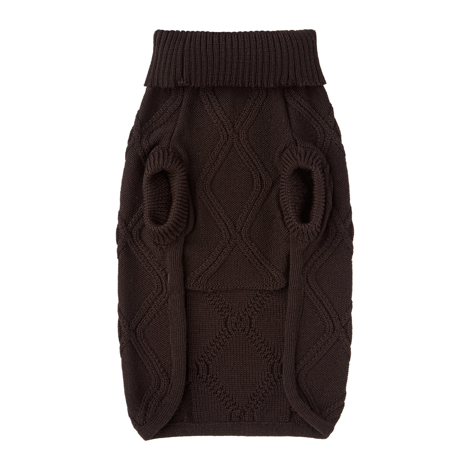 Woofy Chocolate Fondant sweterek z golfem dla psa