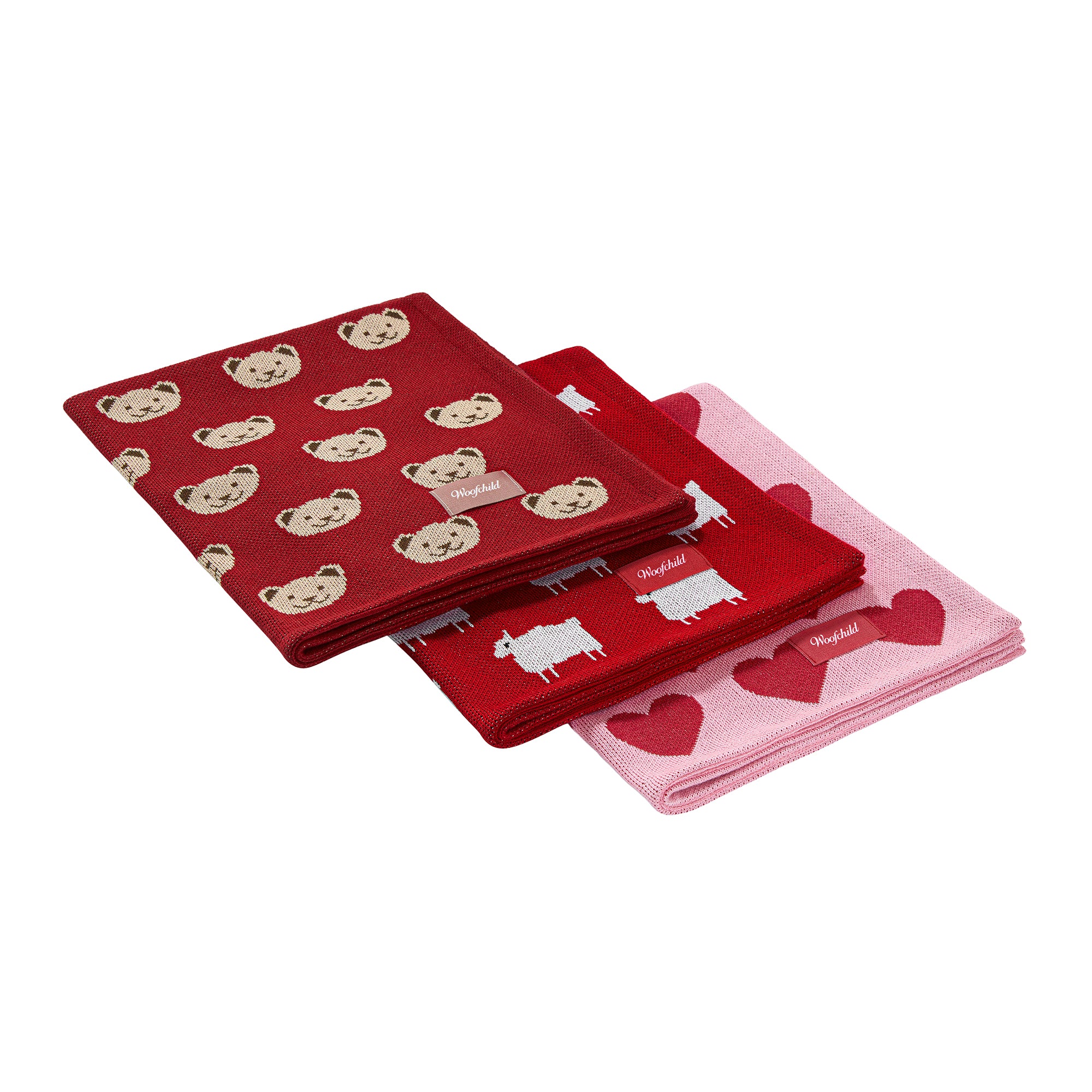 Kocyk Hearts w serduszka