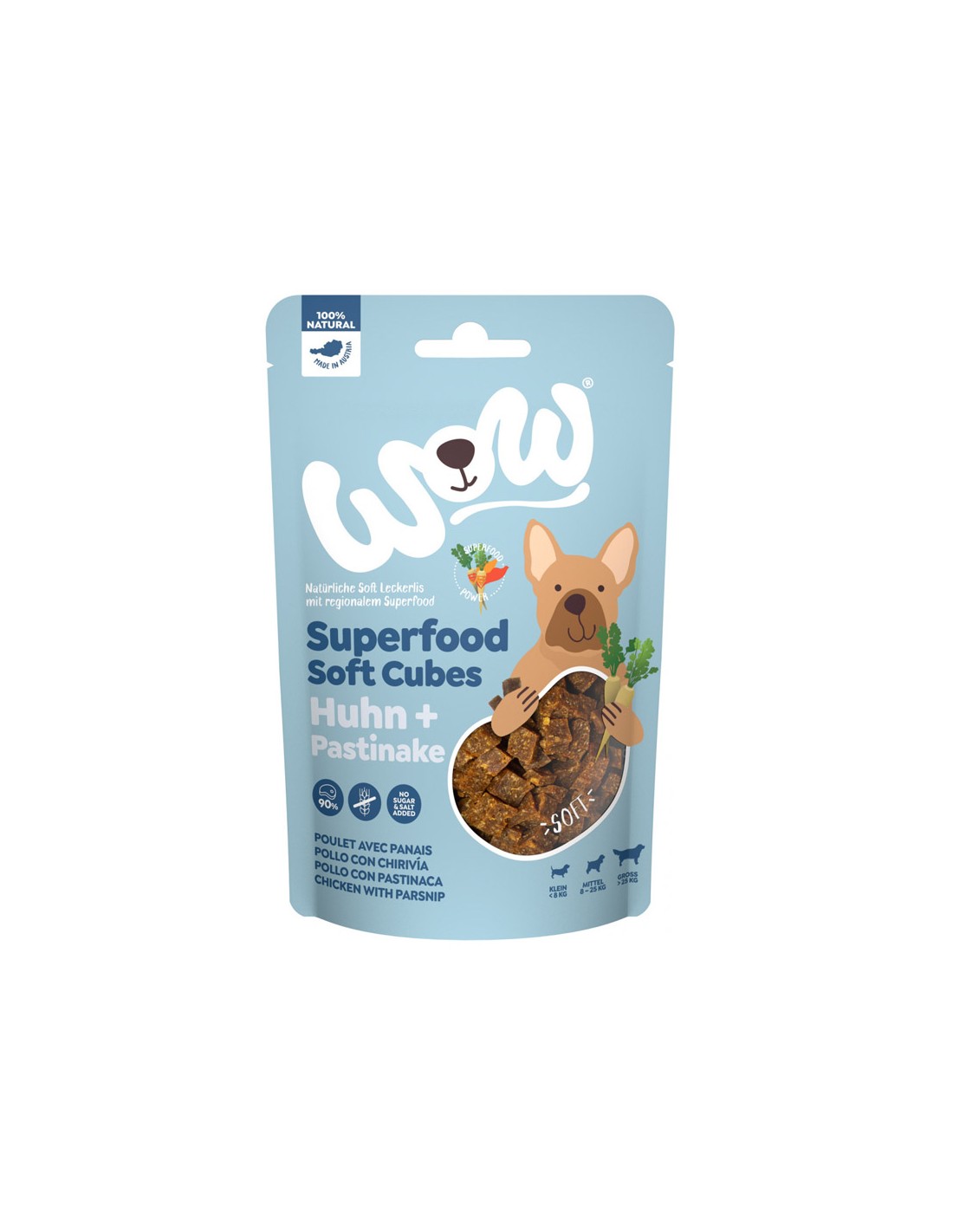 Soft dog treats chicken with parsnip 150g