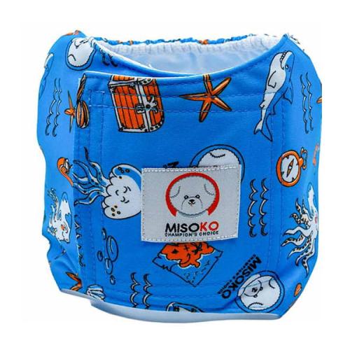 Dog underpants, anti-territory belt, octopuses