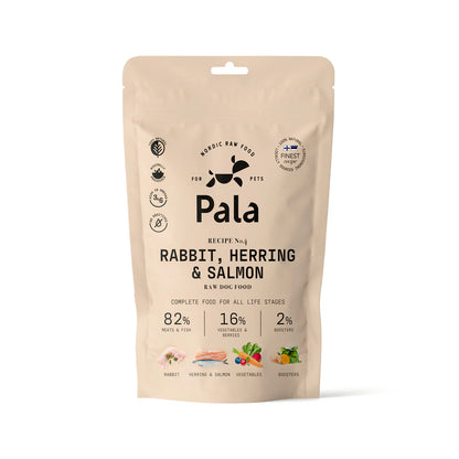 Pala Raw Food | Rabbit with Herring and Salmon