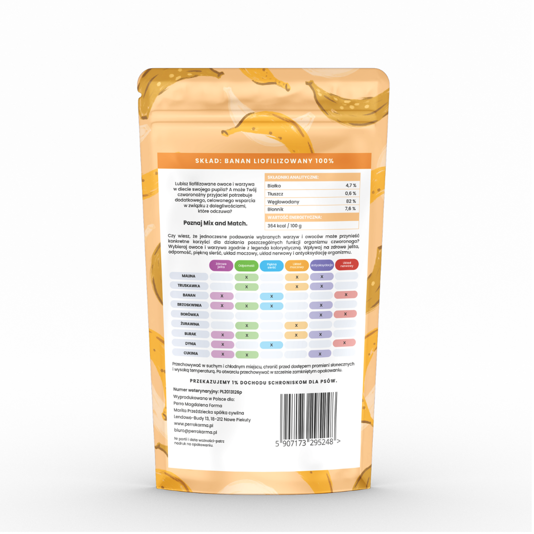 Banana Freeze-dried Treats 10g