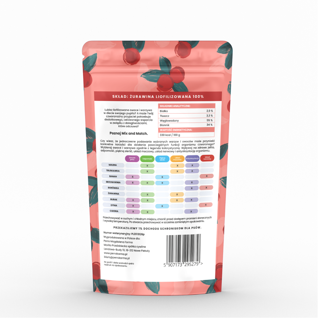 Cranberry Freeze-Dried Treats 10g
