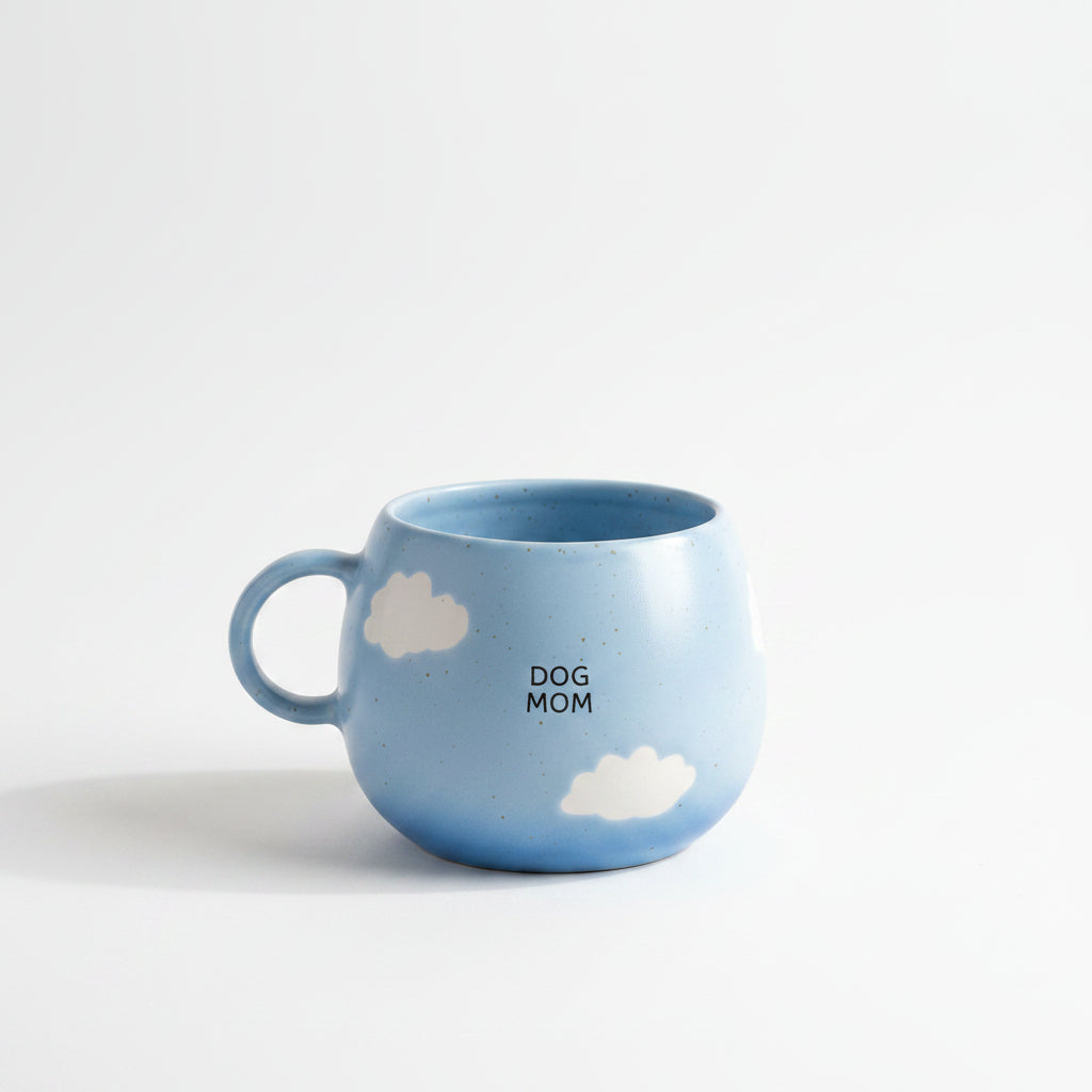 Kubek w chmurki Dog Mom 500ml