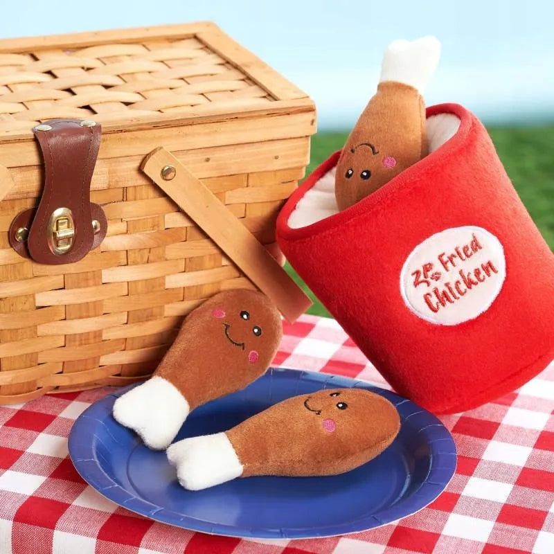 Plush Mink Chicken Bucket