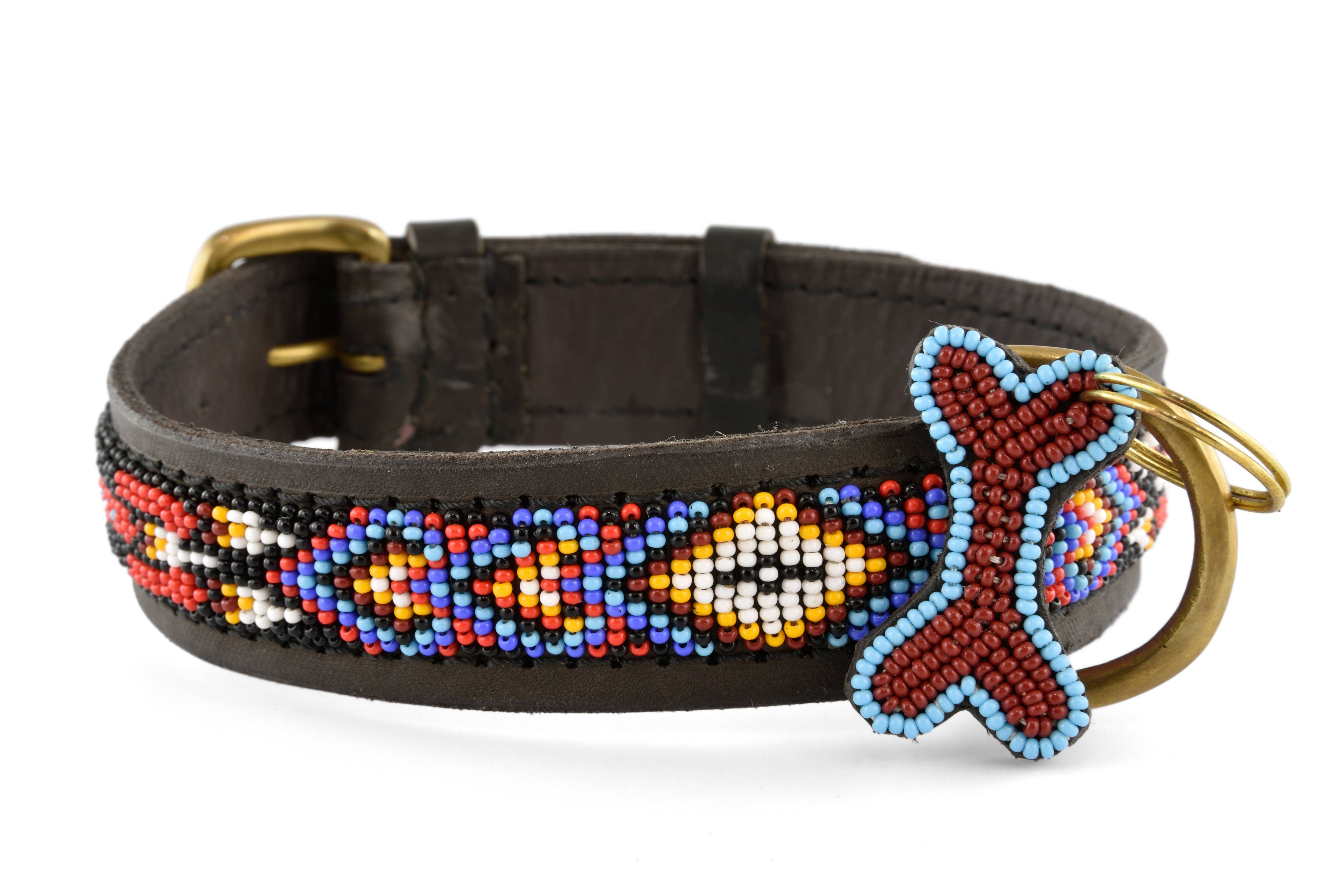 Dog collar Kiowa black: Medium