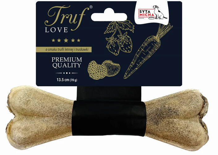 Chewing bone for dogs with summer truffle and strawberry flavor 70g 