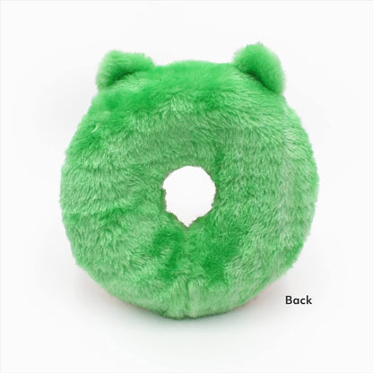 Plush Donat Frog Dog Toy