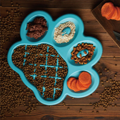 Paw Feeder Miseczka spowalniająca - niebieska