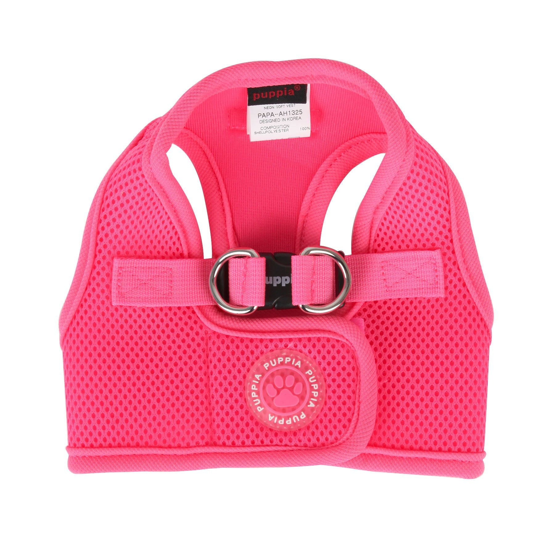 Neon pink suspenders - vest