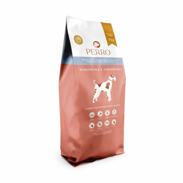 Karma Dla Psów Wołowina z Jagnięcina 1kg