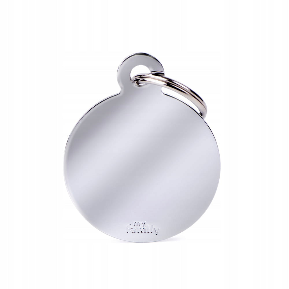 Adresówka personalizowana - Basic Małe Kółko Aluminium