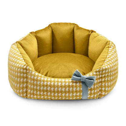 Glamour Luxury Dog Bed, Gold