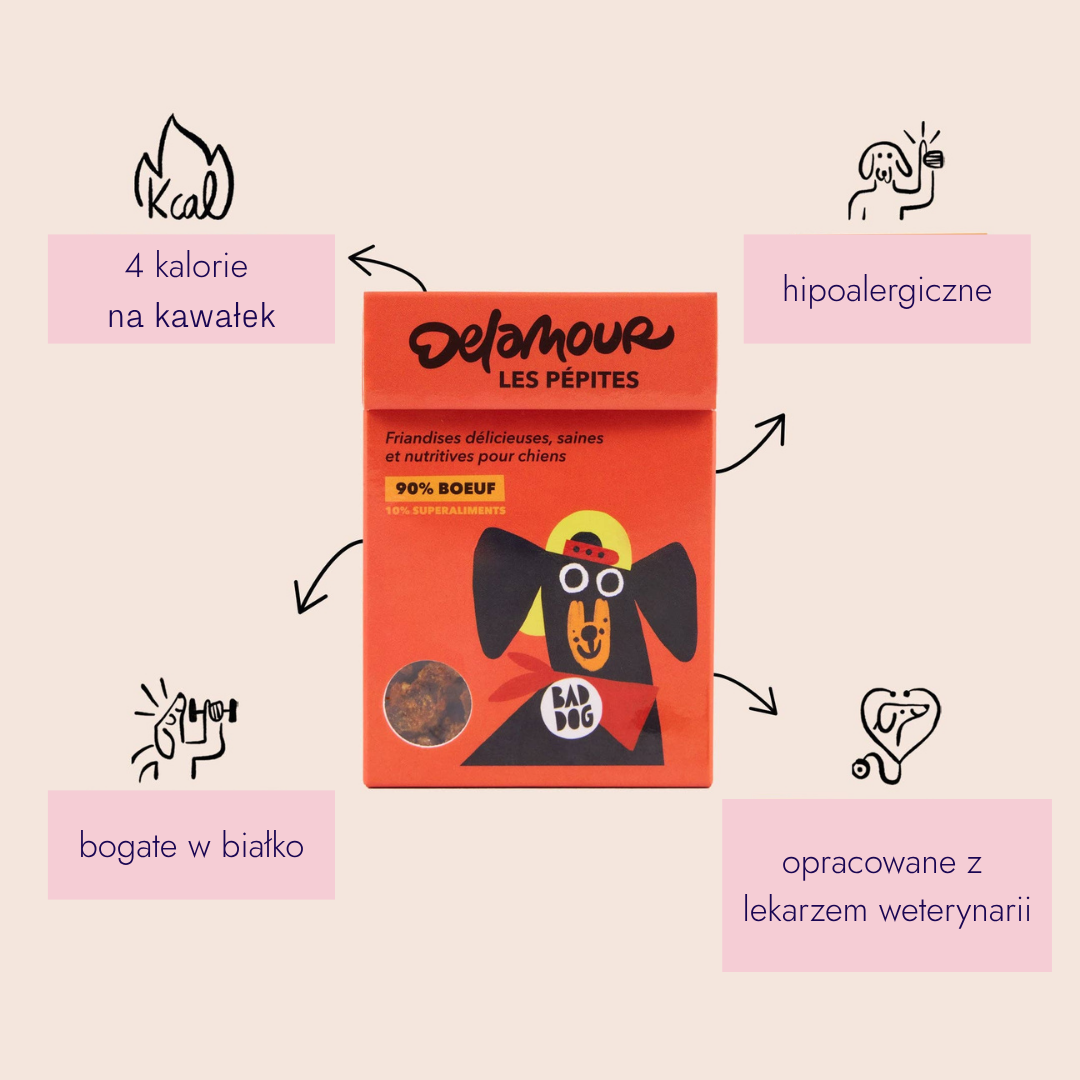 Air-dried beef treats Les Pépites (75 g)