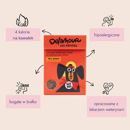 Air-dried beef treats Les Pépites (75 g)