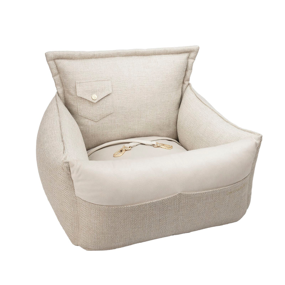 Siedzisko do auta dla psa, Winston, jasny beż