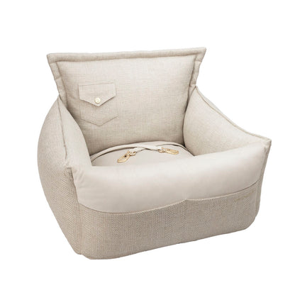 Winston Dog Car Seat, Light Beige