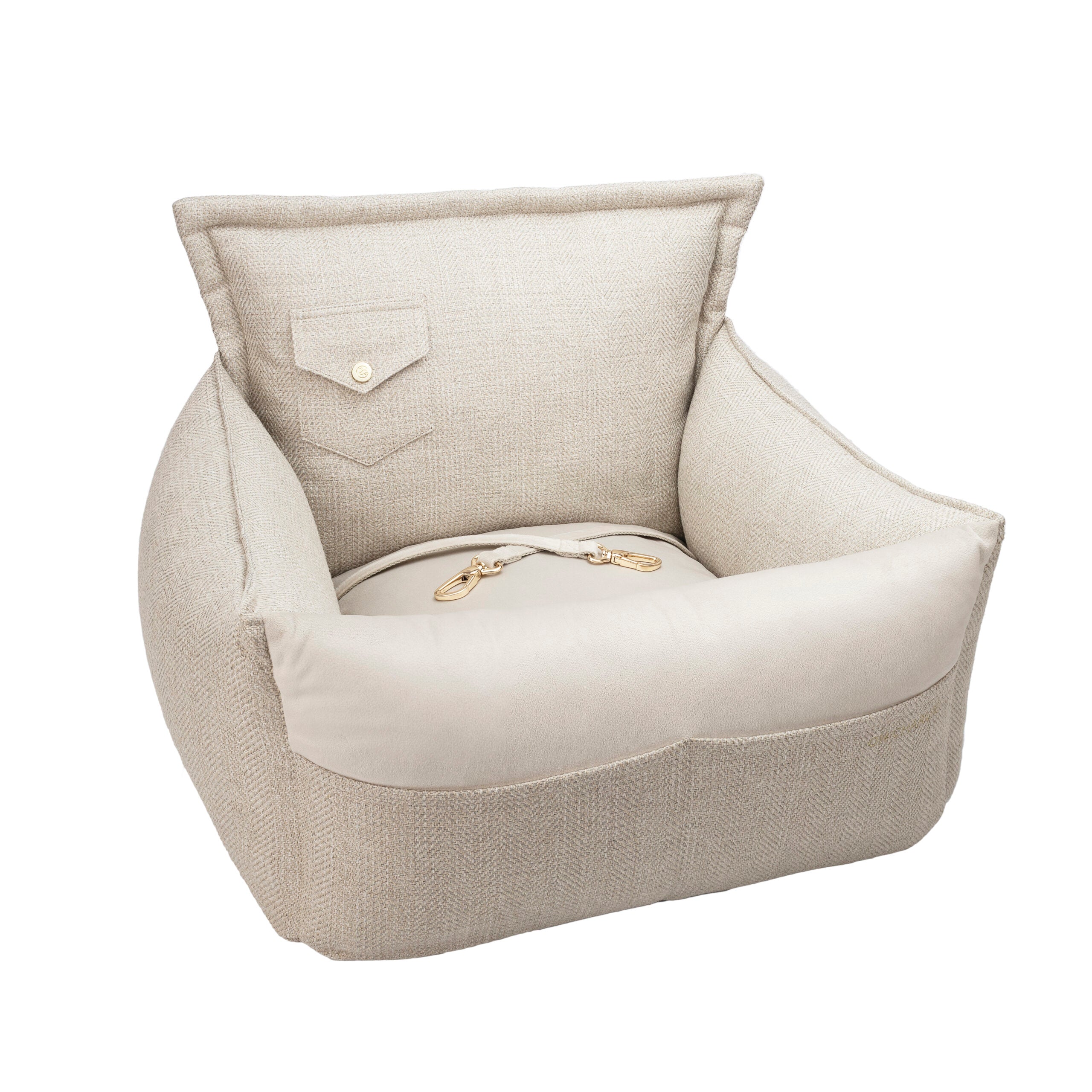 Winston Dog Car Seat, Light Beige