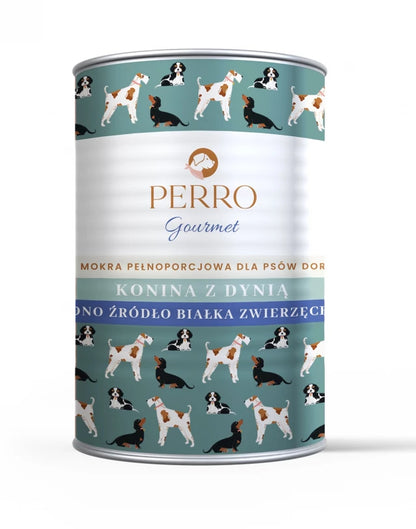 Wet Dog Food Horse with Pumpkin 400g