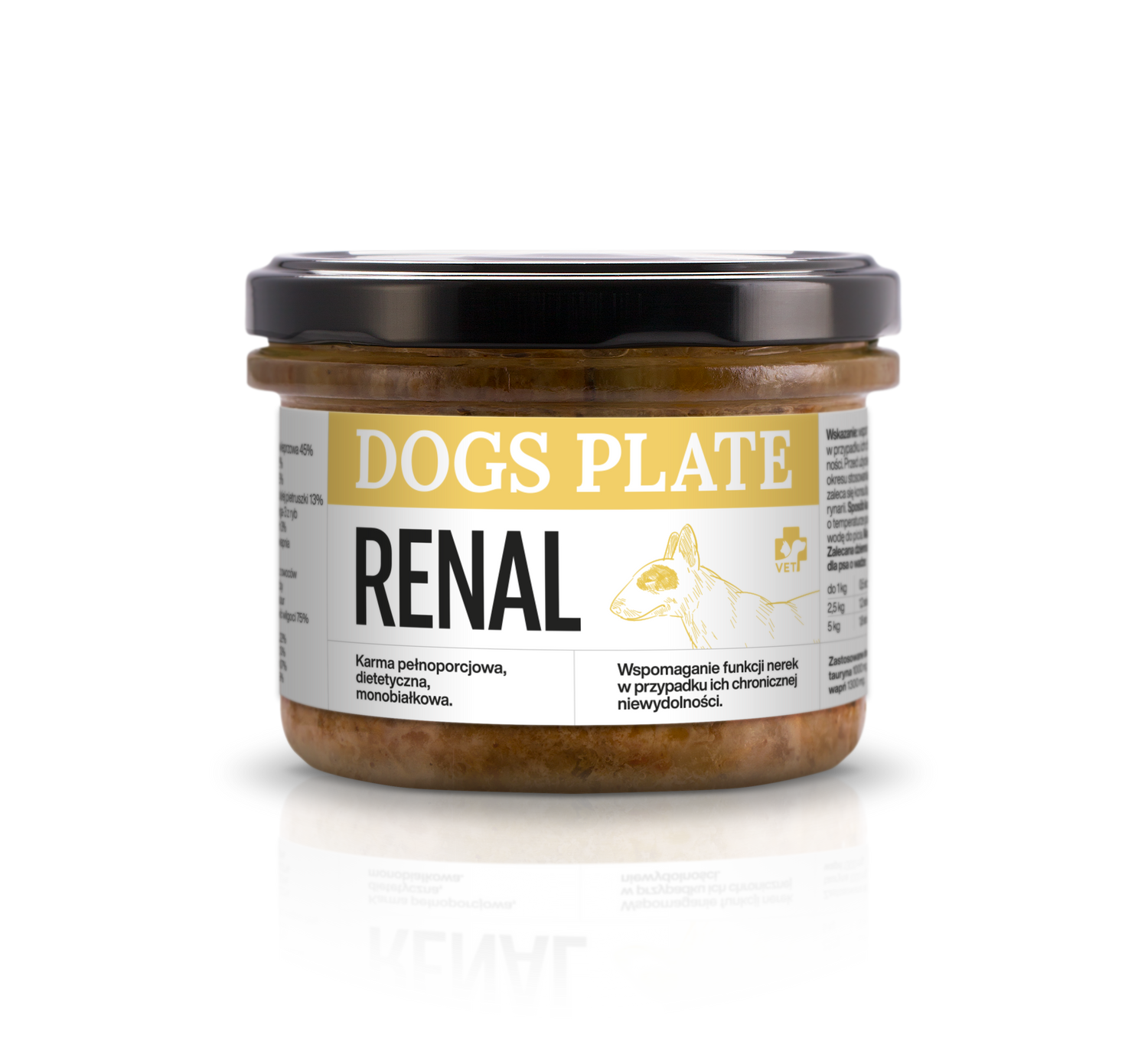 Karma dla psa Vet Renal z wieprzowiną 180g