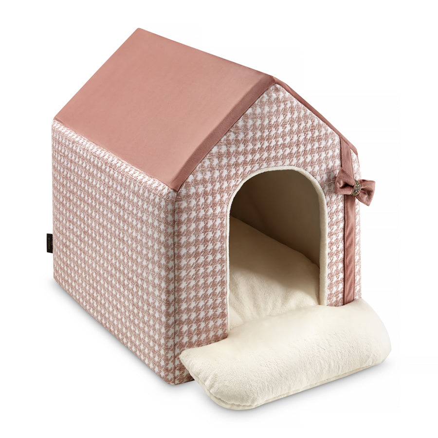 Budka dla psa Glamour, różowa