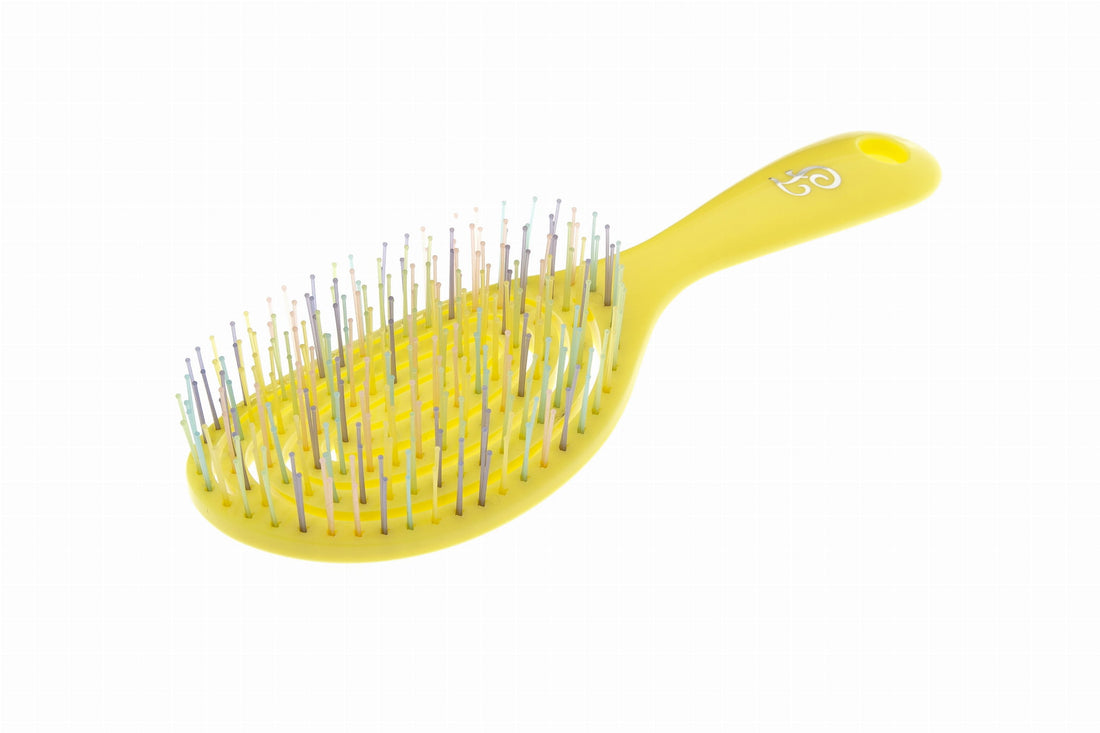 Spiro dog brush yellow