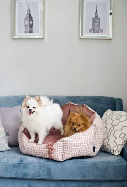 Glamour Luxury Dog Bed, Pink