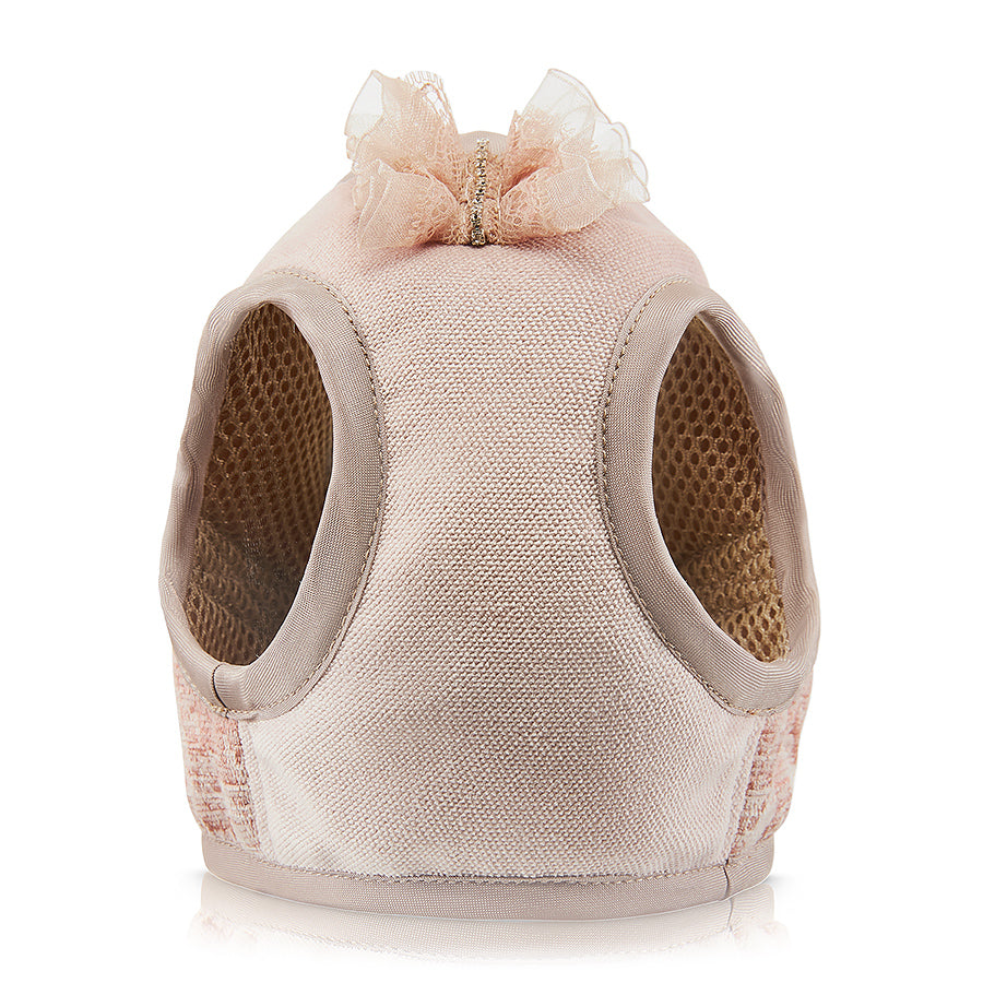 Szelki dla psa Rossie, pudrowy róż