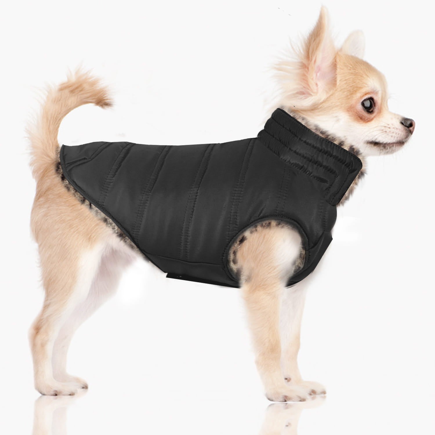 Luksusowa dwustronna kurtka dla psa