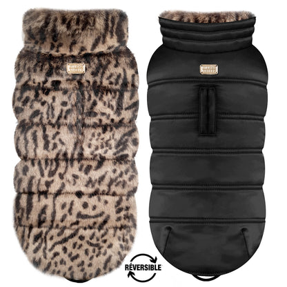 Luksusowa dwustronna kurtka dla psa