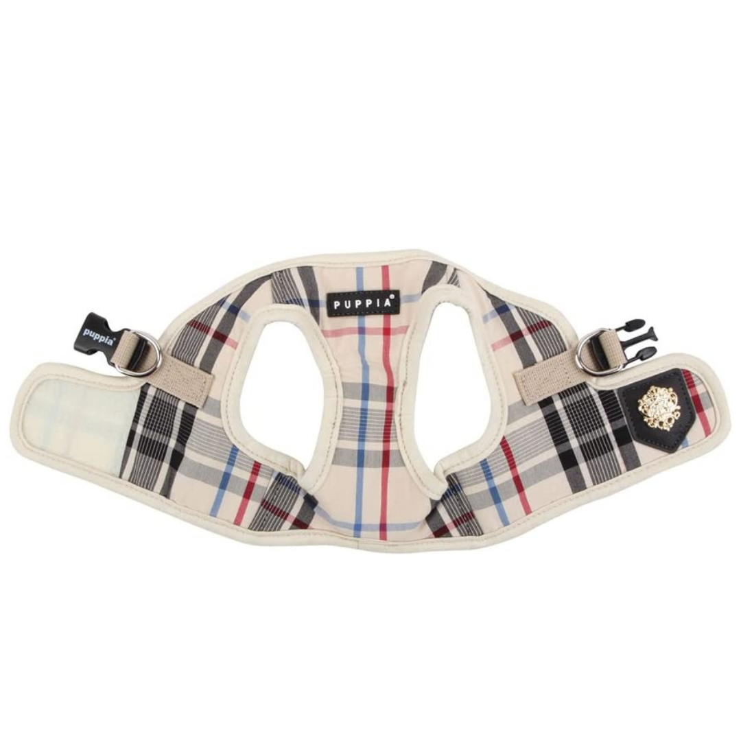 Ekskluzywne beżowe szelki kamizelki Junior