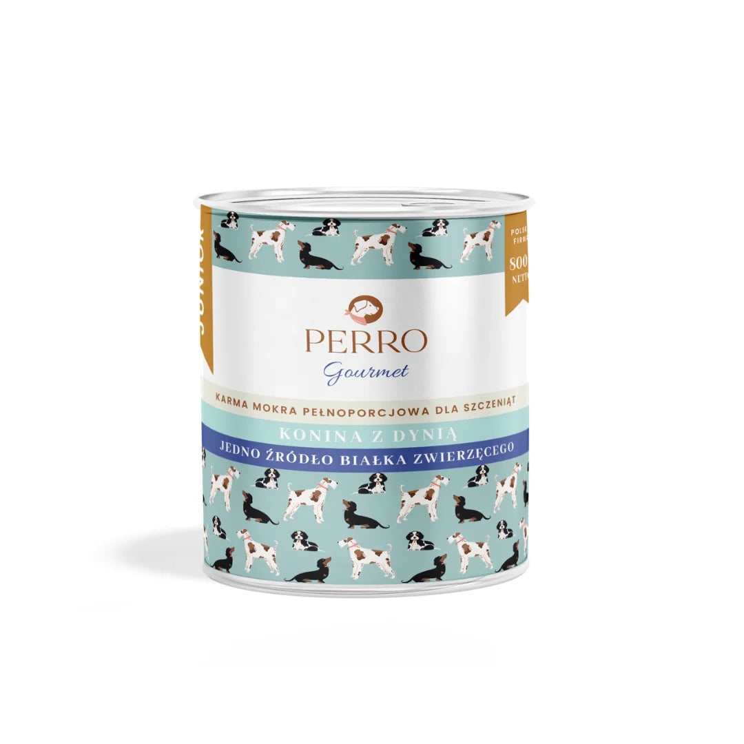 Mokra Karma Dla Szczeniąt Konina z dynią 400g