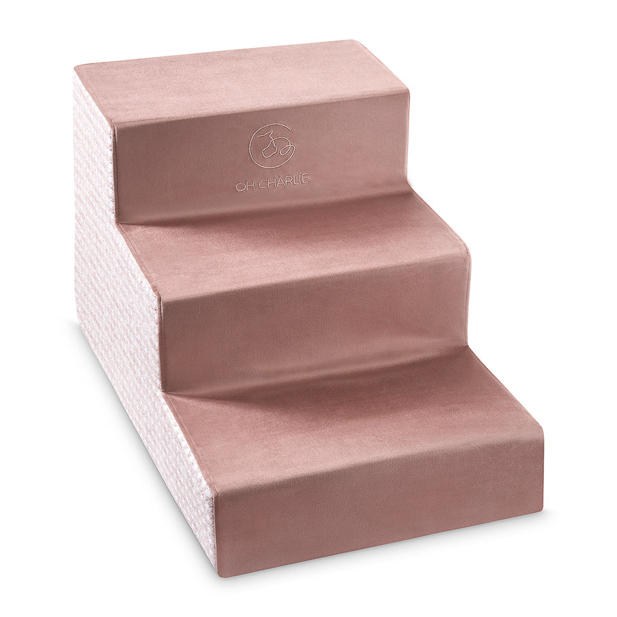 Schodki dla psa Glamour, róż