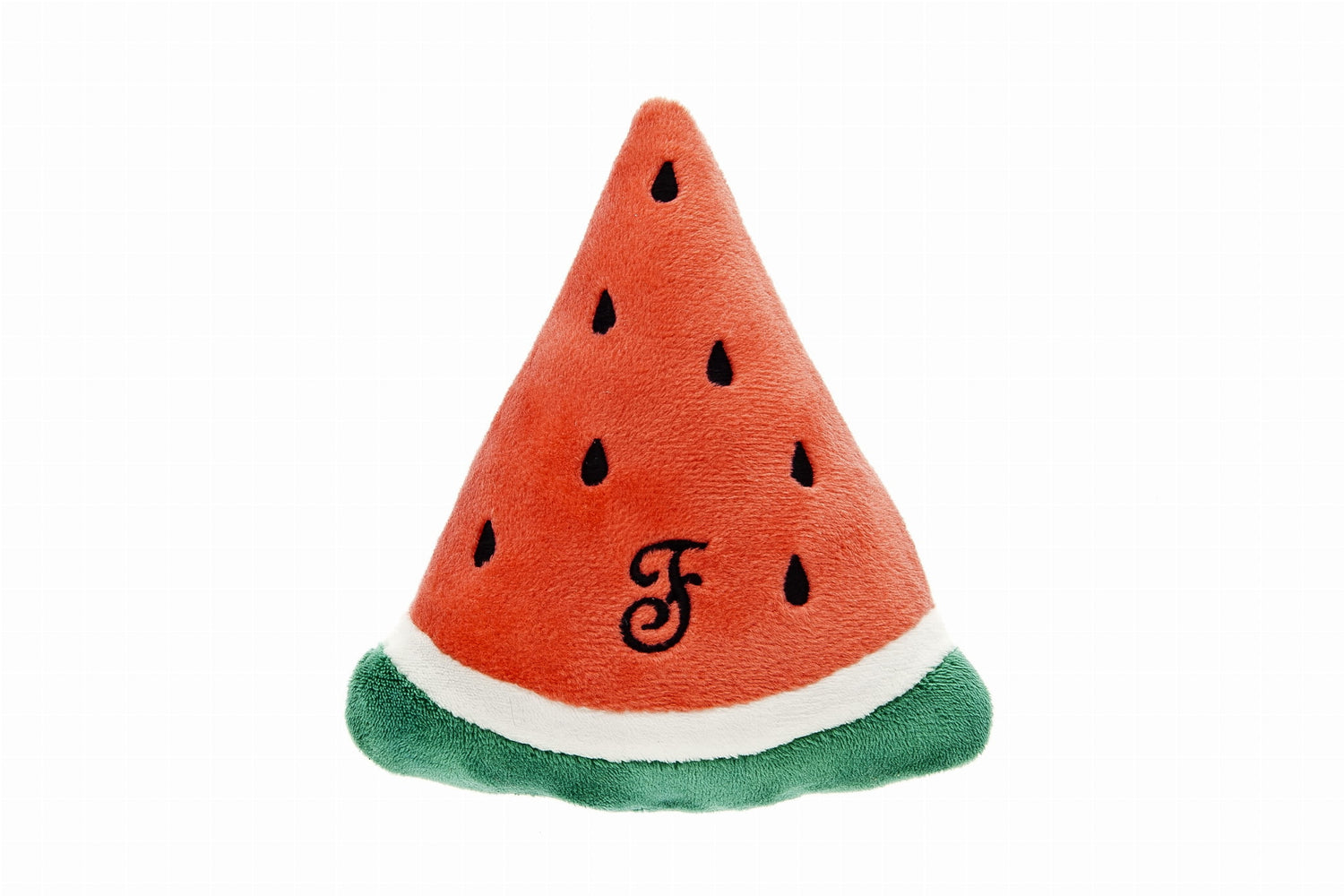 Plush Watermelon Dog Toy