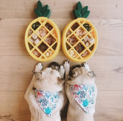 Zippy Paws Happy Bowl Miseczka spowalniająca - ananas 950ml